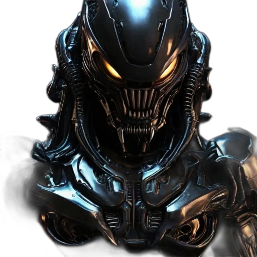 mask, robot, face, creature transparent PNG cut-out