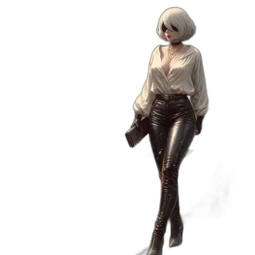 staff, jacket, dress, weapon transparent PNG cut-out