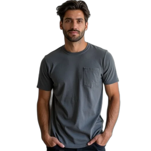 staff, face, jacket, 3d render transparent PNG cut-out