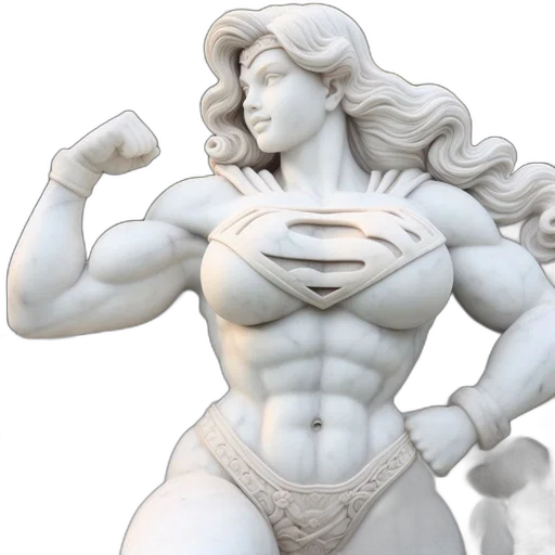 3d render, concept art, comic book art, fantasy art transparent PNG cut-out
