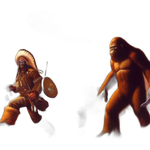 creature, concept art, fantasy art, 3d render transparent PNG cut-out