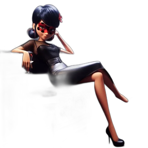 dress, concept art, 3d render, comic book art transparent PNG cut-out