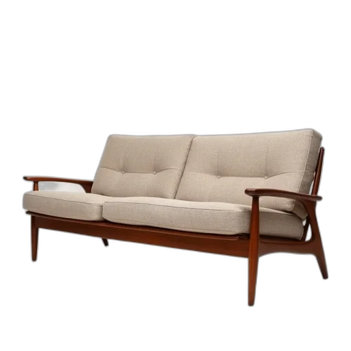 furniture, 3d render, vintage, danish transparent PNG cut-out