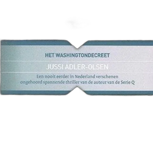 cover, het, washingtondecreet, jussi transparent PNG cut-out