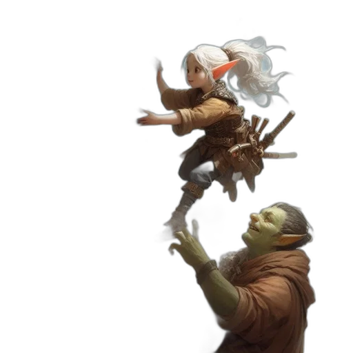 staff, weapon, creature, concept art transparent PNG cut-out