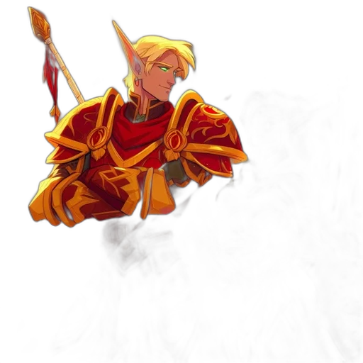 dragon, staff, sword, fantasy art transparent PNG cut-out
