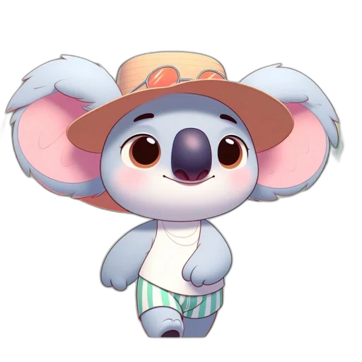 hat, staff, animal, creature transparent PNG cut-out