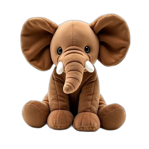 animal, creature, 3d render, plush transparent PNG cut-out