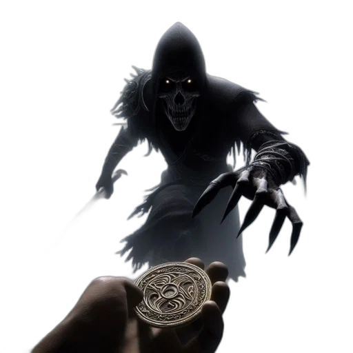 jewelry, creature, mask, staff transparent PNG cut-out