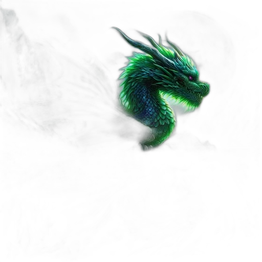 dragon, creature, animal, staff transparent PNG cut-out