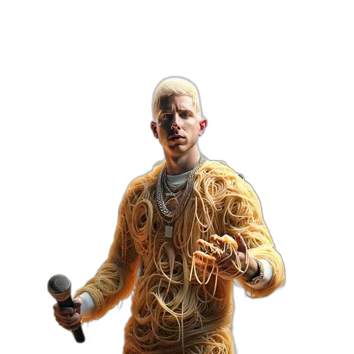 jacket, staff, weapon, face transparent PNG cut-out