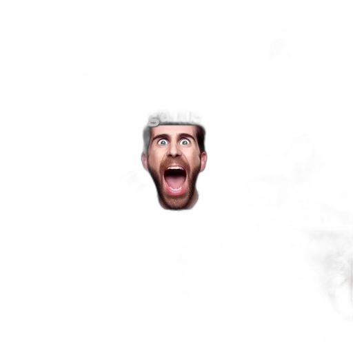 face, creature, mask, pixel art transparent PNG cut-out