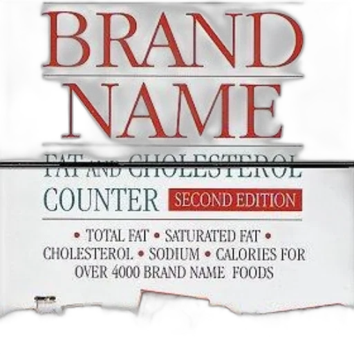 cover, brand, name, fat transparent PNG cut-out