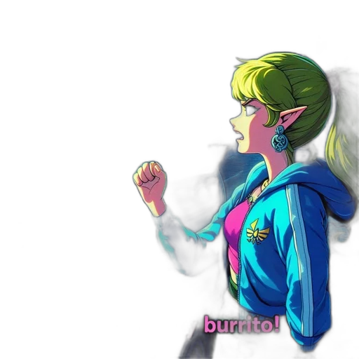 jacket, mask, staff, dress transparent PNG cut-out