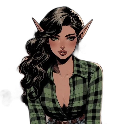 fantasy art, comic book art, concept art, pixel art transparent PNG cut-out