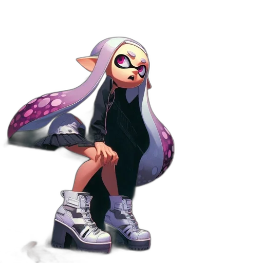 jacket, dress, weapon, mask transparent PNG cut-out