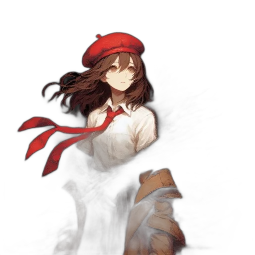 hat, staff, weapon, dress transparent PNG cut-out