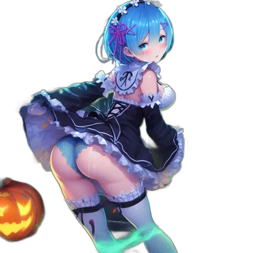 dress, robot, staff, creature transparent PNG cut-out
