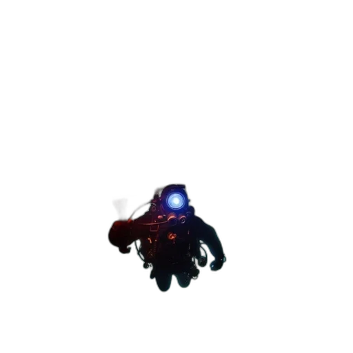 creature, robot, weapon, mask transparent PNG cut-out