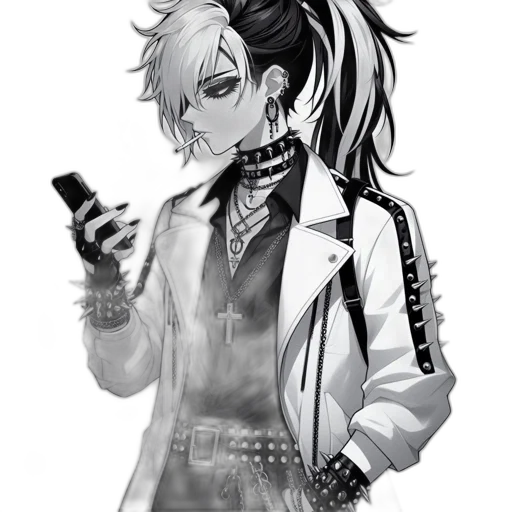 staff, jacket, weapon, animal transparent PNG cut-out