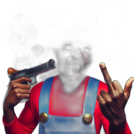 weapon, face, mask, staff transparent PNG cut-out
