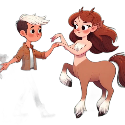 concept art, cartoon, fantasy art, watercolor transparent PNG cut-out