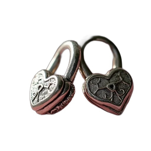jewelry, love, locks, dangle transparent PNG cut-out