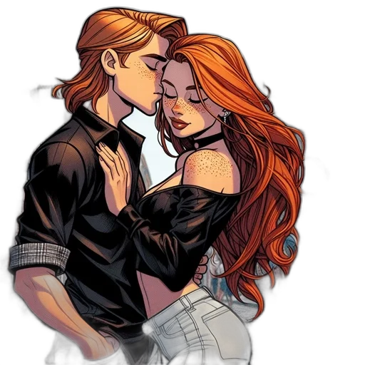 comic book art, concept art, cartoon, fantasy art transparent PNG cut-out