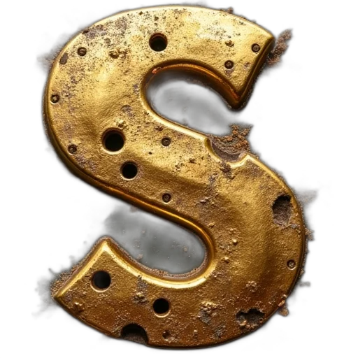 jewelry, 3d render, gold, plated transparent PNG cut-out
