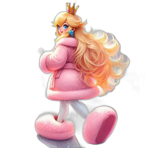 crown, dress, concept art, 3d render transparent PNG cut-out