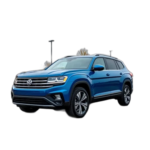 car, blue, 2021, volkswagen transparent PNG cut-out