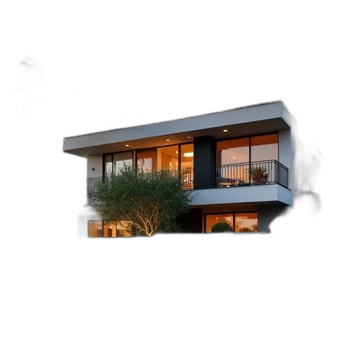 building, furniture, 3d render, photorealistic transparent PNG cut-out