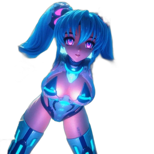 robot, dress, 3d render, concept art transparent PNG cut-out