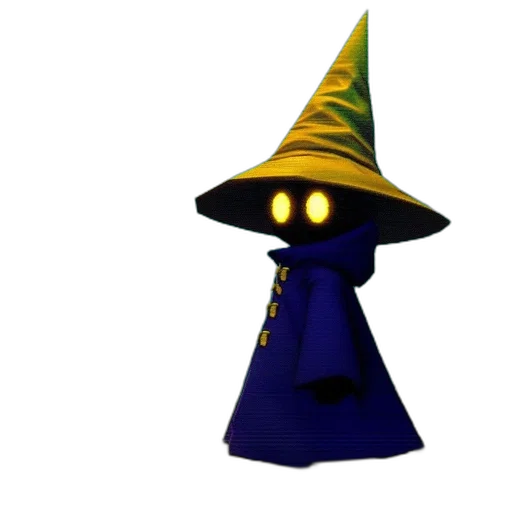 hat, staff, mask, dress transparent PNG cut-out