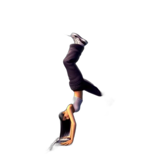 shoes, staff, robot, 3d render transparent PNG cut-out