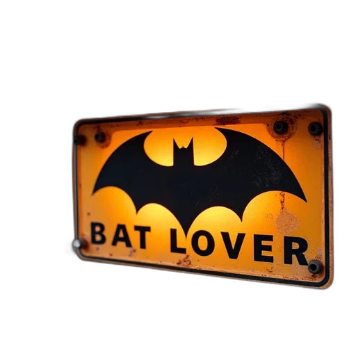 bat, lover, bumper, sticker transparent PNG cut-out
