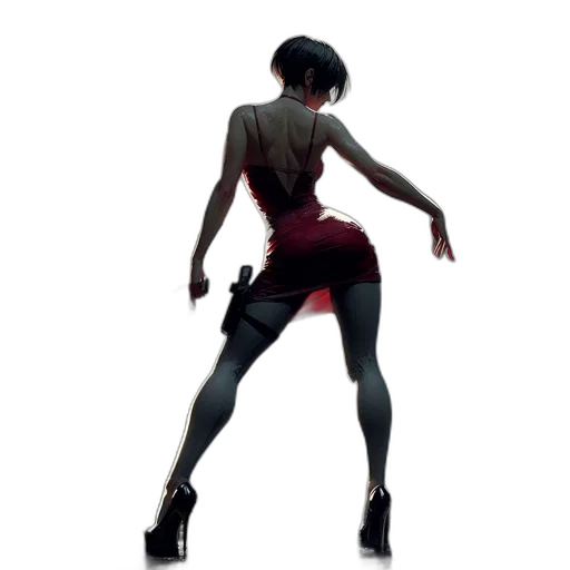 dress, concept art, 3d render, photorealistic transparent PNG cut-out