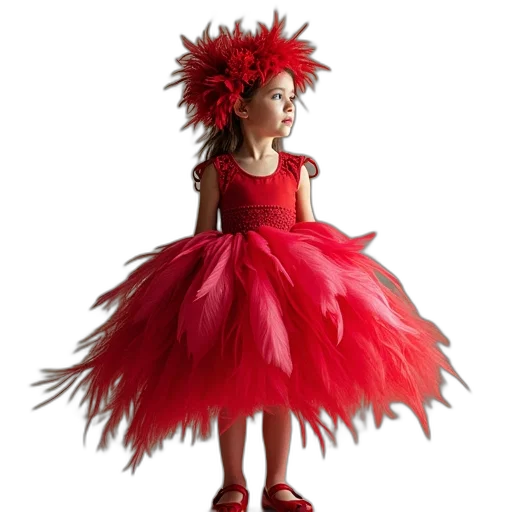 dress, hat, crown, photorealistic transparent PNG cut-out