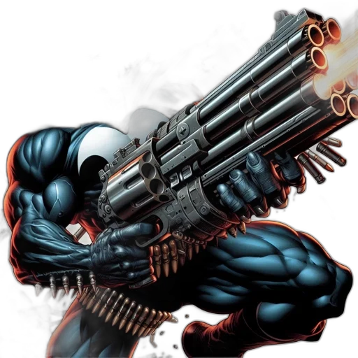 weapon, comic book art, concept art, pixel art transparent PNG cut-out