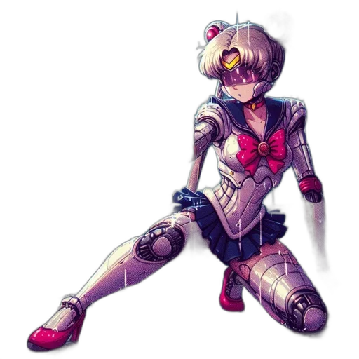 robot, weapon, mask, concept art transparent PNG cut-out