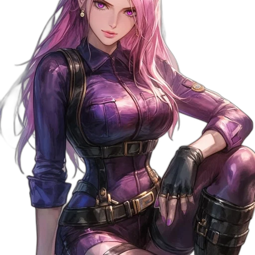 dress, weapon, robot, cyberpunk transparent PNG cut-out