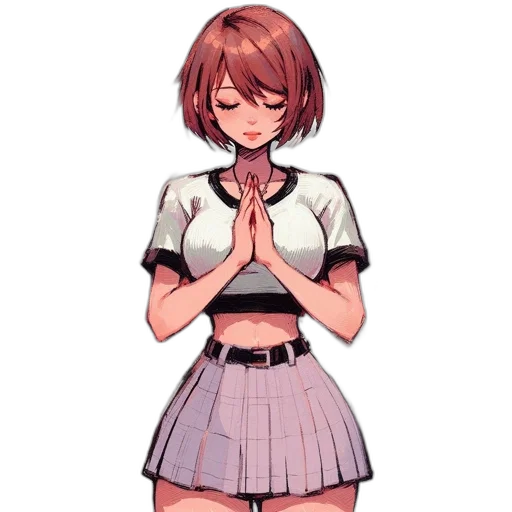 dress, staff, jacket, weapon transparent PNG cut-out