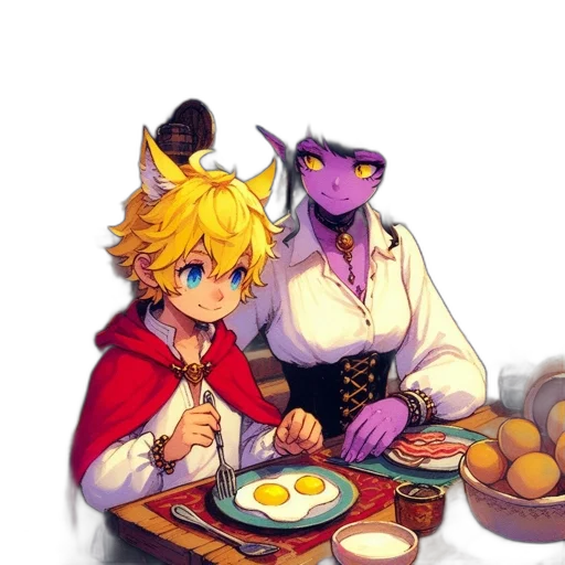 food, dragon, pixel art, fantasy art transparent PNG cut-out
