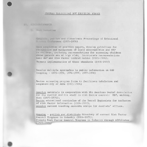 document, titled, program, projections transparent PNG cut-out
