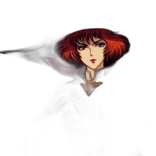 face, concept art, fantasy art, pixel art transparent PNG cut-out