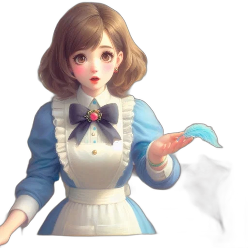 staff, dress, face, food transparent PNG cut-out
