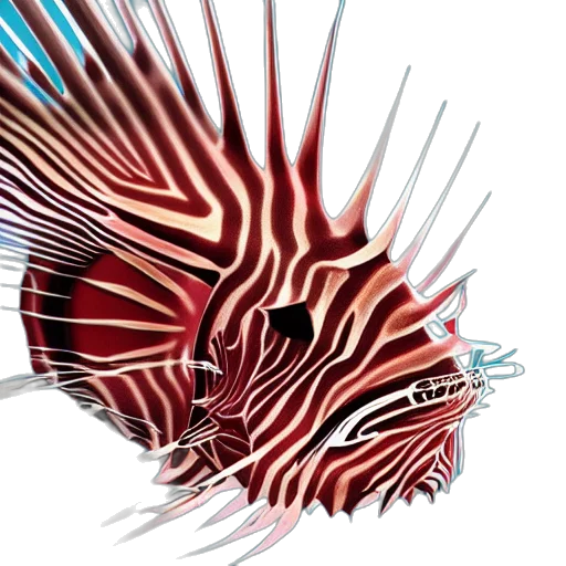 animal, creature, hair, 3d render transparent PNG cut-out