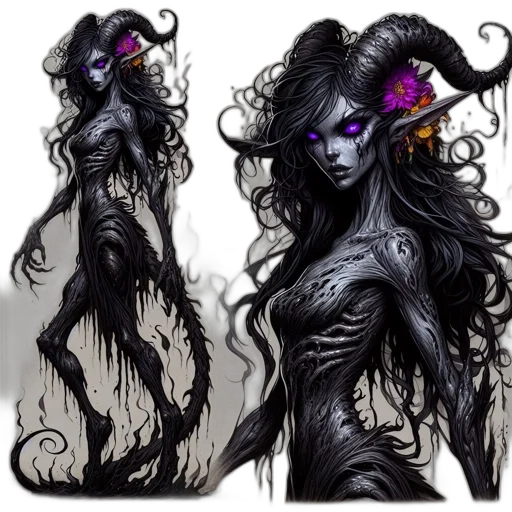creature, fantasy art, concept art, comic book art transparent PNG cut-out