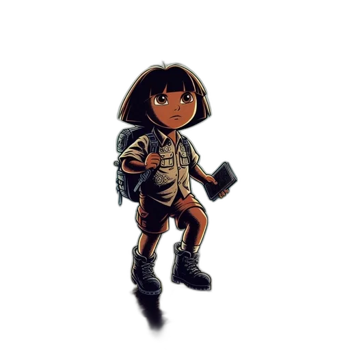 weapon, jacket, robot, concept art transparent PNG cut-out