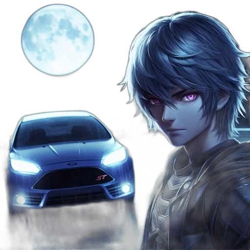 car, concept art, fantasy art, anime transparent PNG cut-out